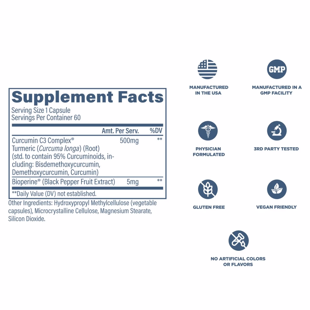 Revive Curcumin C3 Complex - 60 Capsules 5