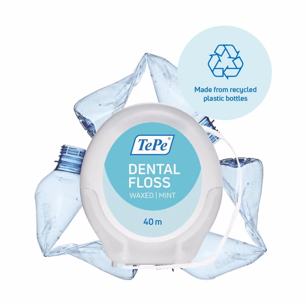 Tepe Dental Floss Waxed Mint 40m 2