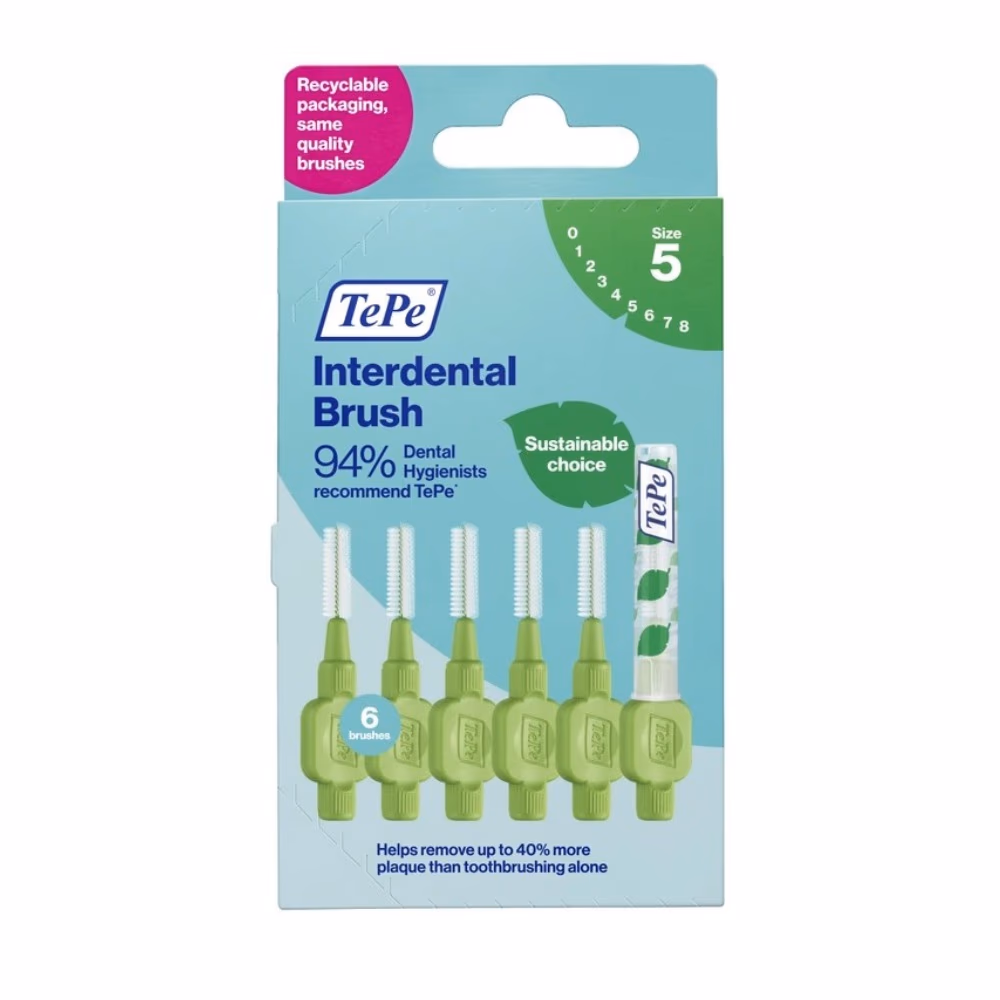 Tepe Interdental Brush Size 5 Green 6 Pieces 3