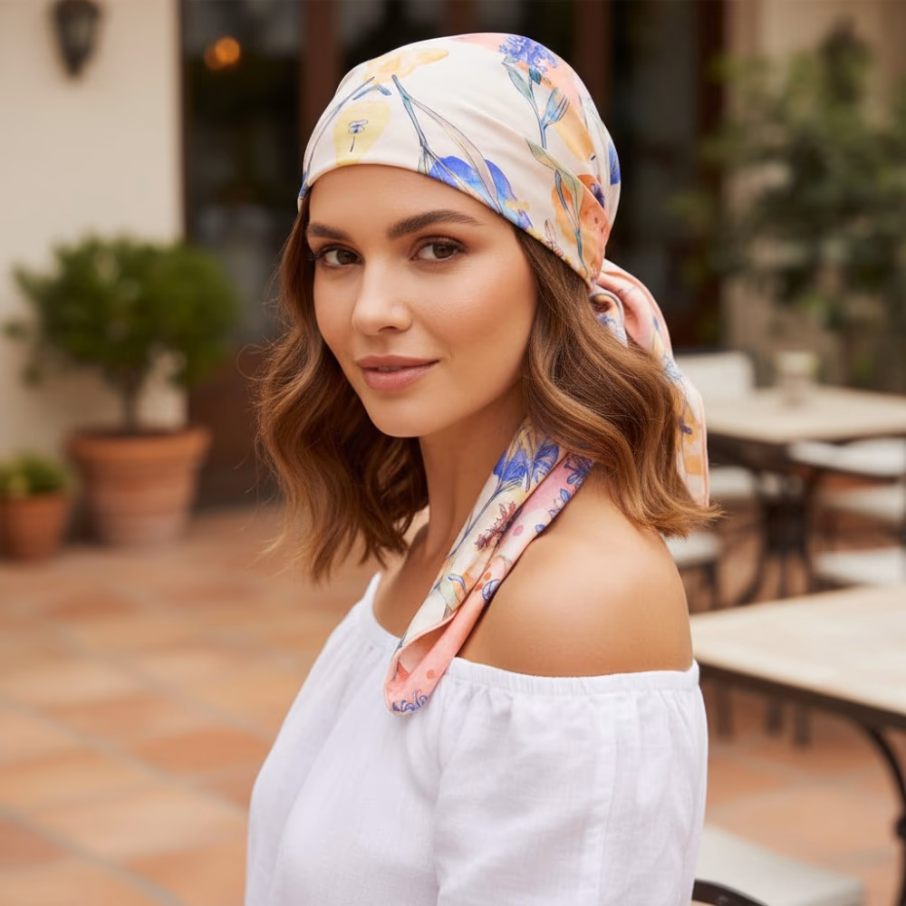Terra Adjustable Bandana Reversible Hair Scarf  2