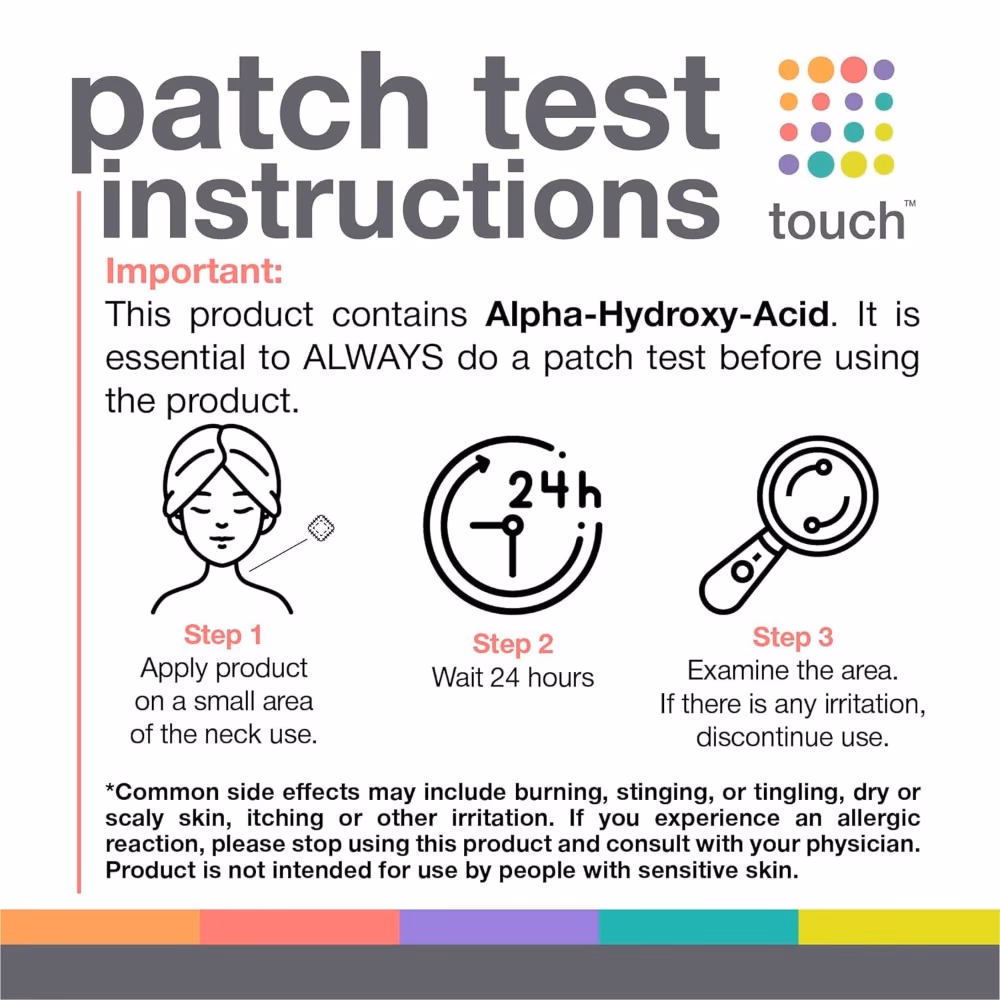 Touch Glycolic Acid 20% (50 Pads) 5