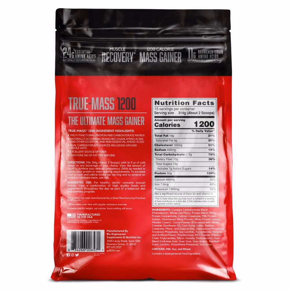 BSN True Mass Chocolate 10lb  2