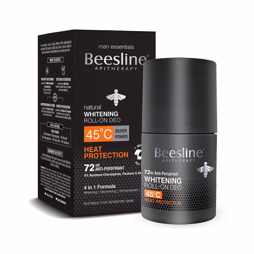 Beesline Men Whitening Deo Roll On Heat Protection 1+1 2