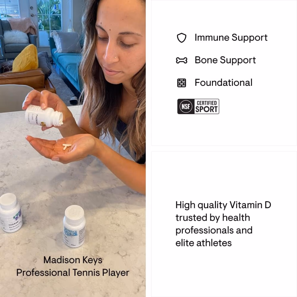 Thorne Vitamin D-5000 - 60 Capsules 2