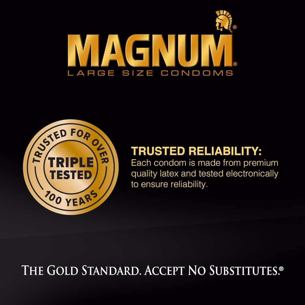 Trojan Magnum XL Lubricated Latex - 12Condoms 4