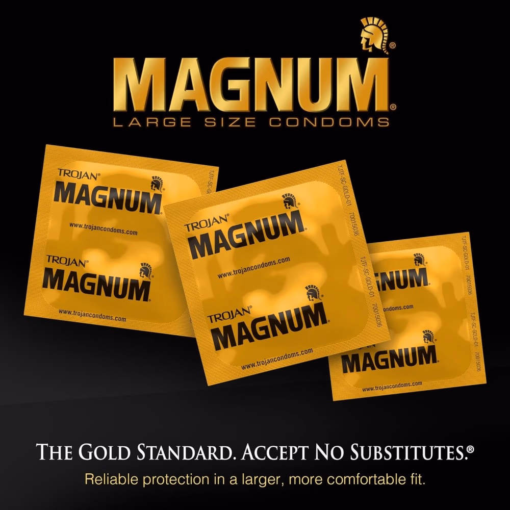 Trojan Magnum XL Lubricated Latex - 12Condoms 3