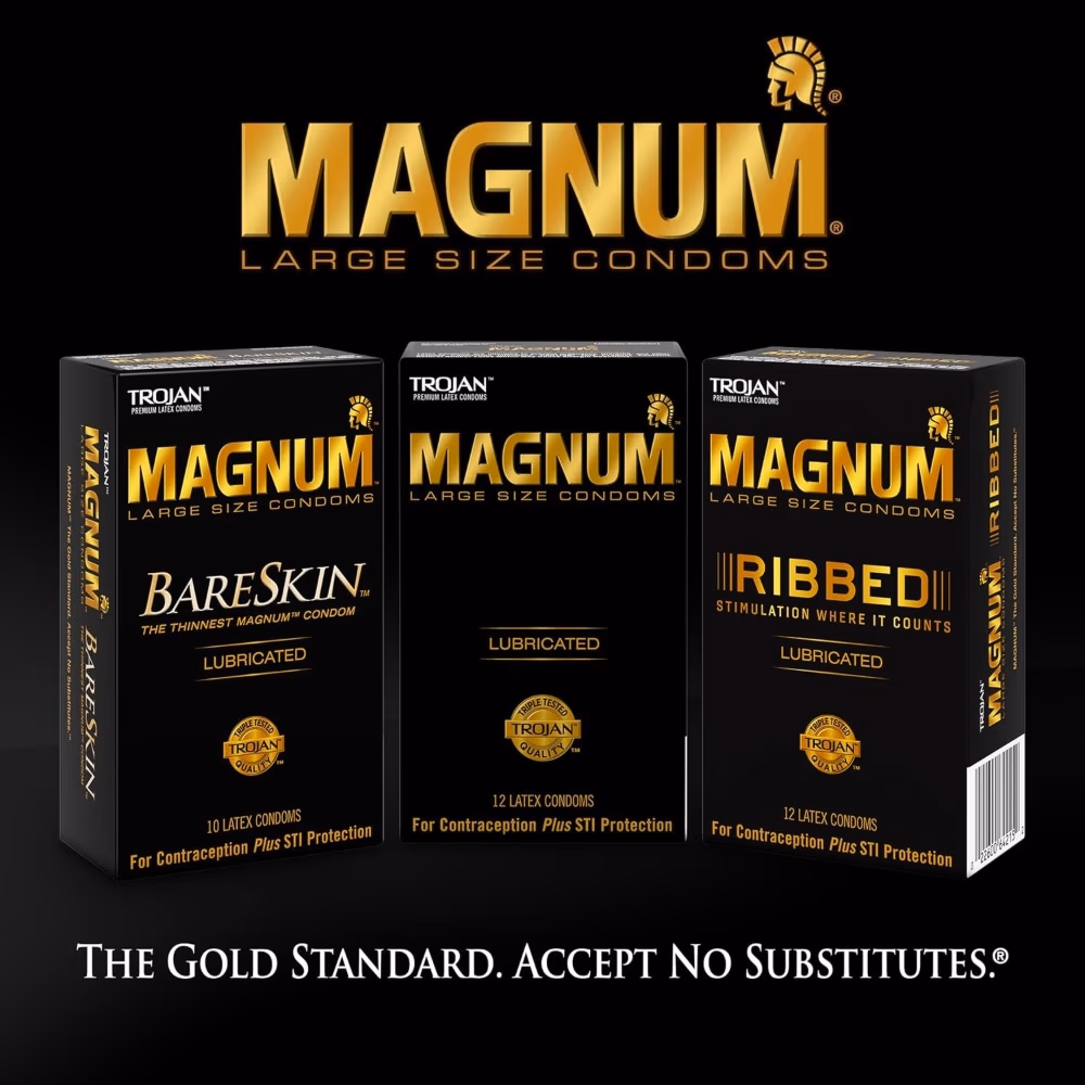 Trojan Magnum XL Lubricated Latex - 12Condoms 5