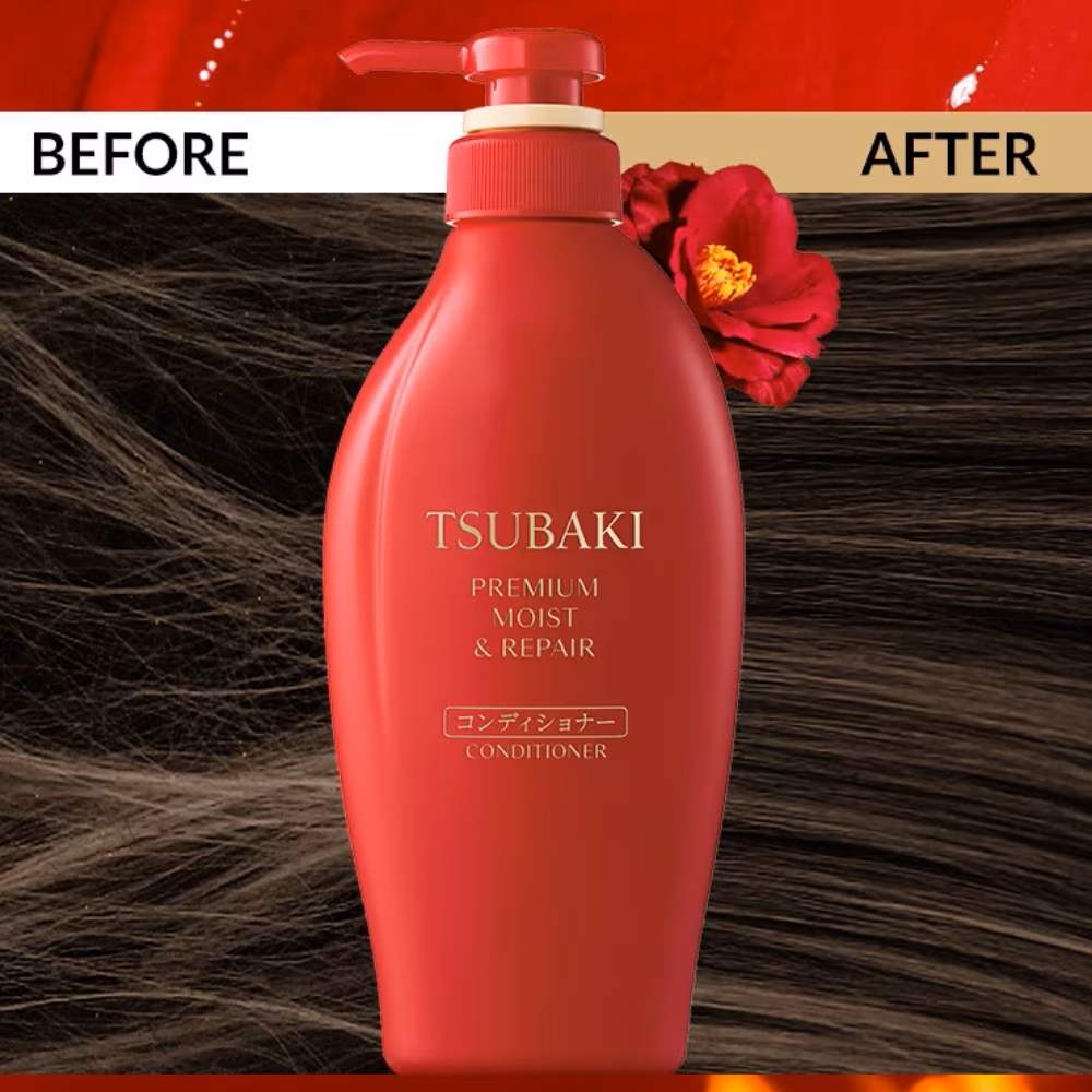 Tsubaki Premium Moist & Repair Conditioner 450ml 2
