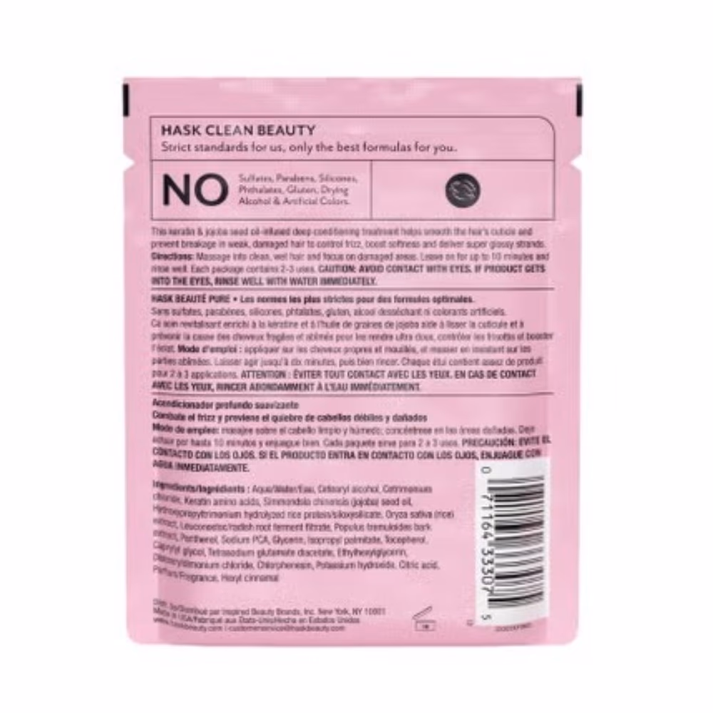 HASK Keratin Smoothing Deep Conditioner 50g 2