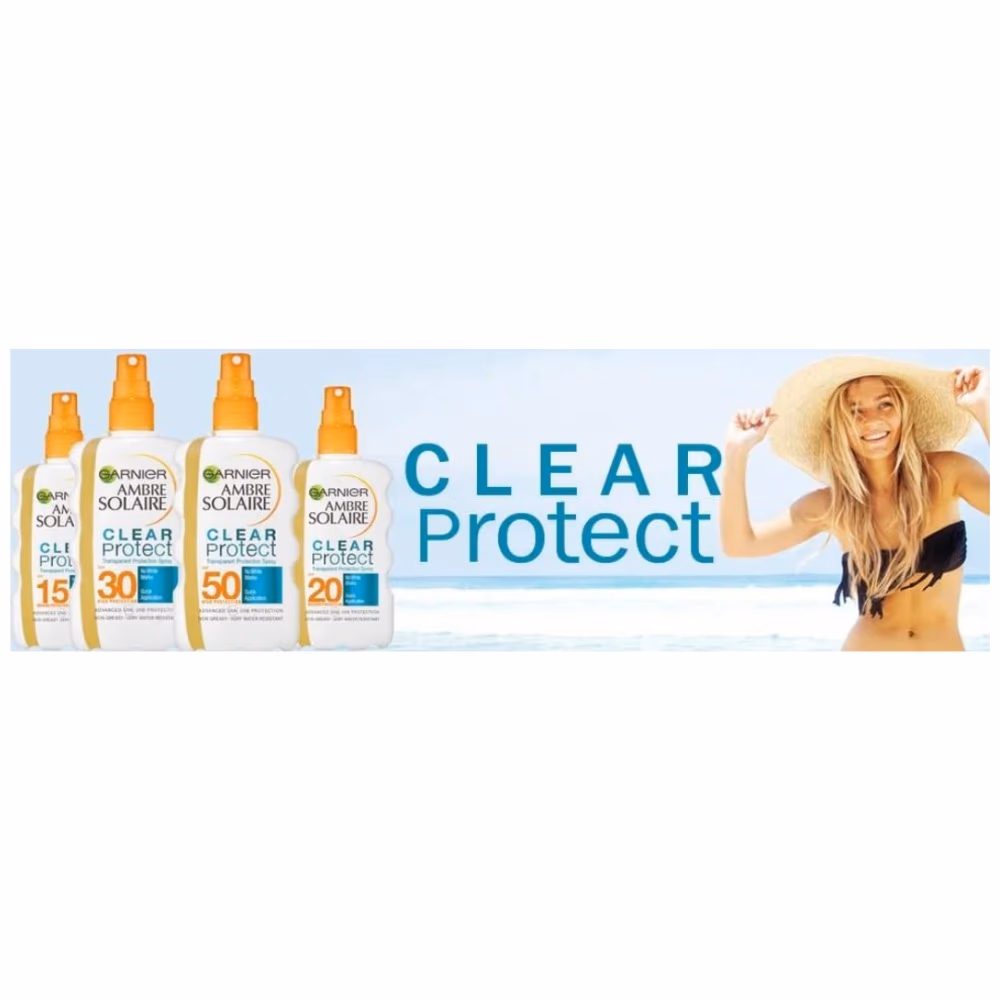 Garnier Ambre Solaire Clear Protect SPF20 Spray 200ml 3