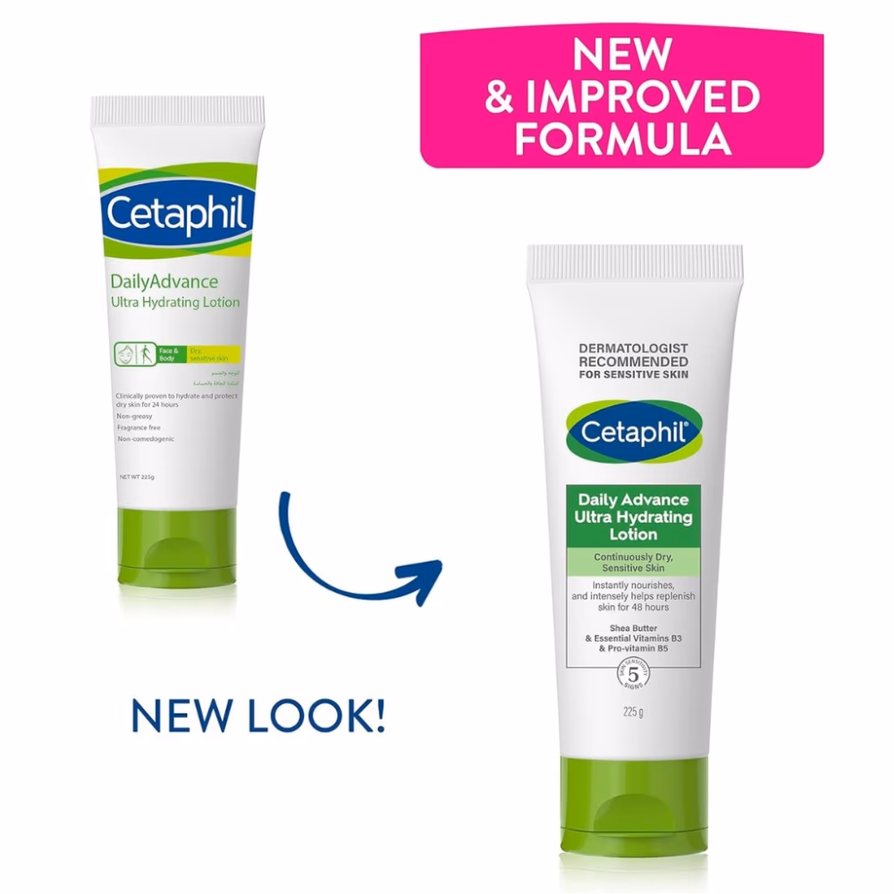 Cetaphil Daily Advance Ultra Hydrating Lotion 225g – Long-Lasting Moisturizer for Dry to Very Dry Skin 5