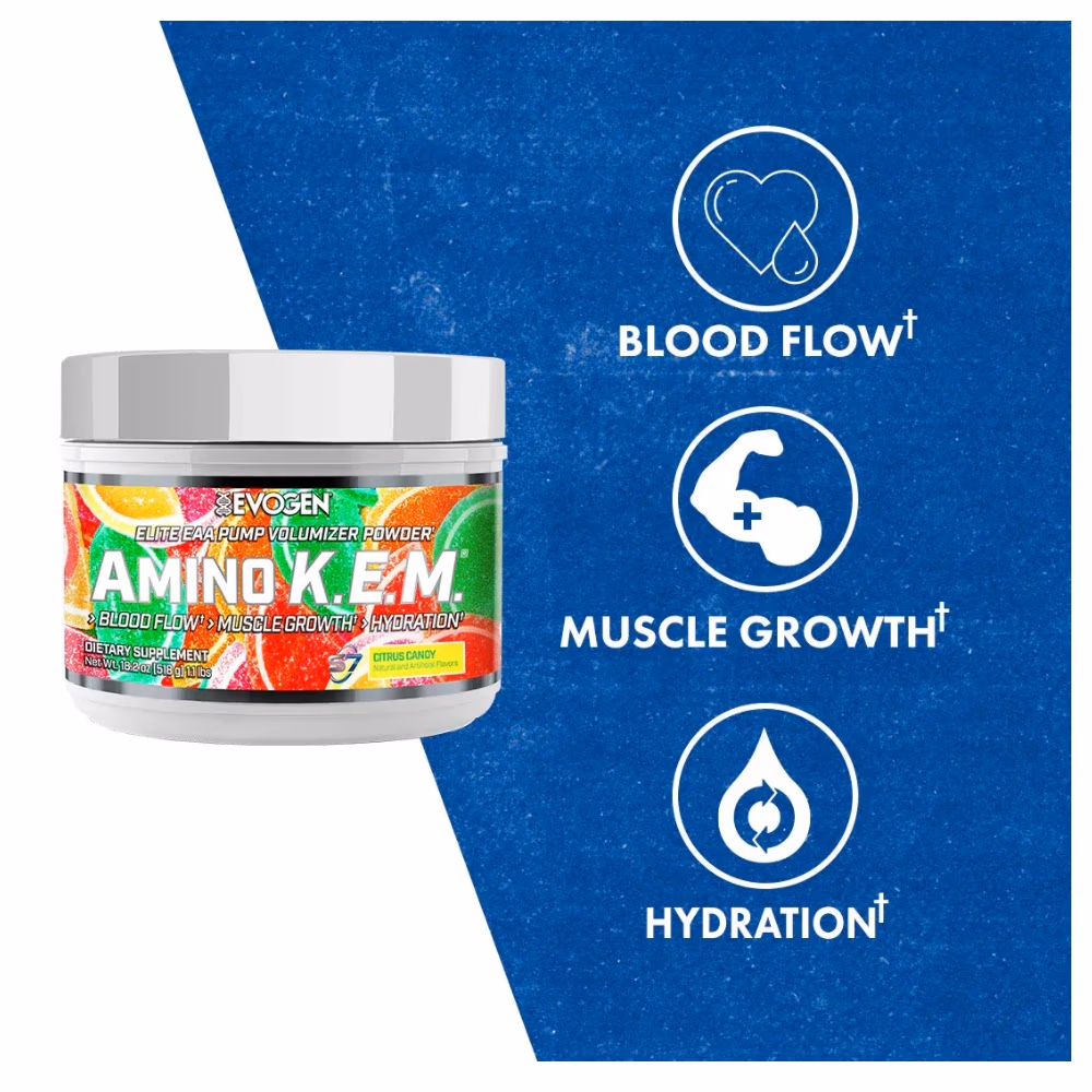 Evogen Amino K.E.M. Citrus Candy 518g 3