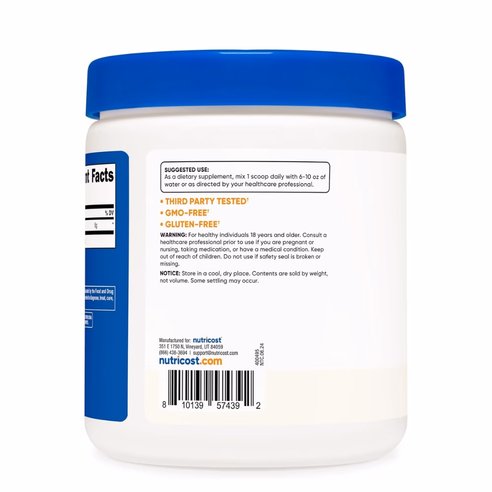 Nutricost L-Arginine Powder, Unflavored, 250 g 3