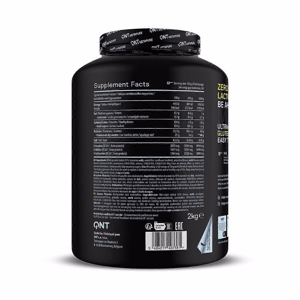 QNT Metapure Whey Isolate Pistachio 2kg 4