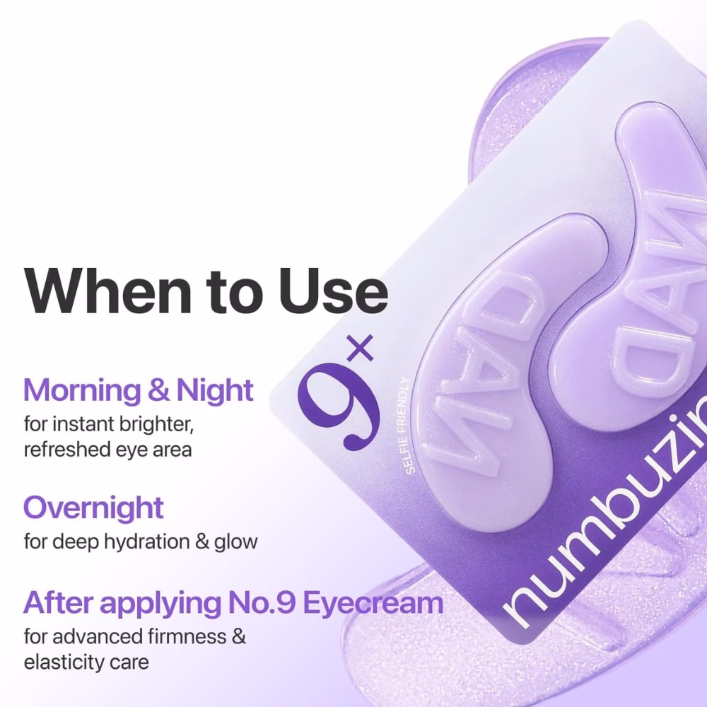 Numbuzin 9+ NMN Collagen Under Eye Patches 5 Pieces 2