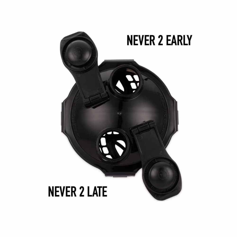 Hydra Cup Shaker Gains You Clear Black 22oz / 14oz 3
