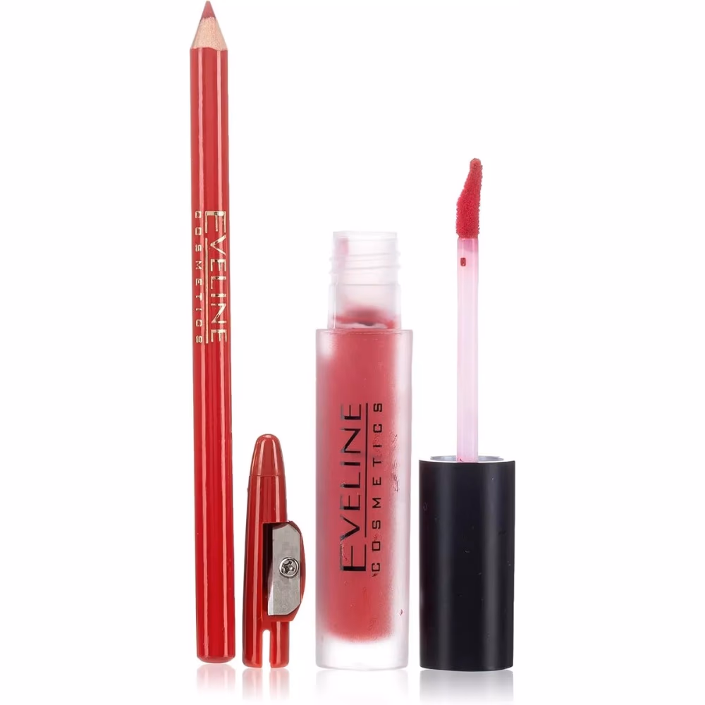 Eveline Cosmetics Oh! My Lips Matte Liquid Lipstick – 05 Red Passion 4