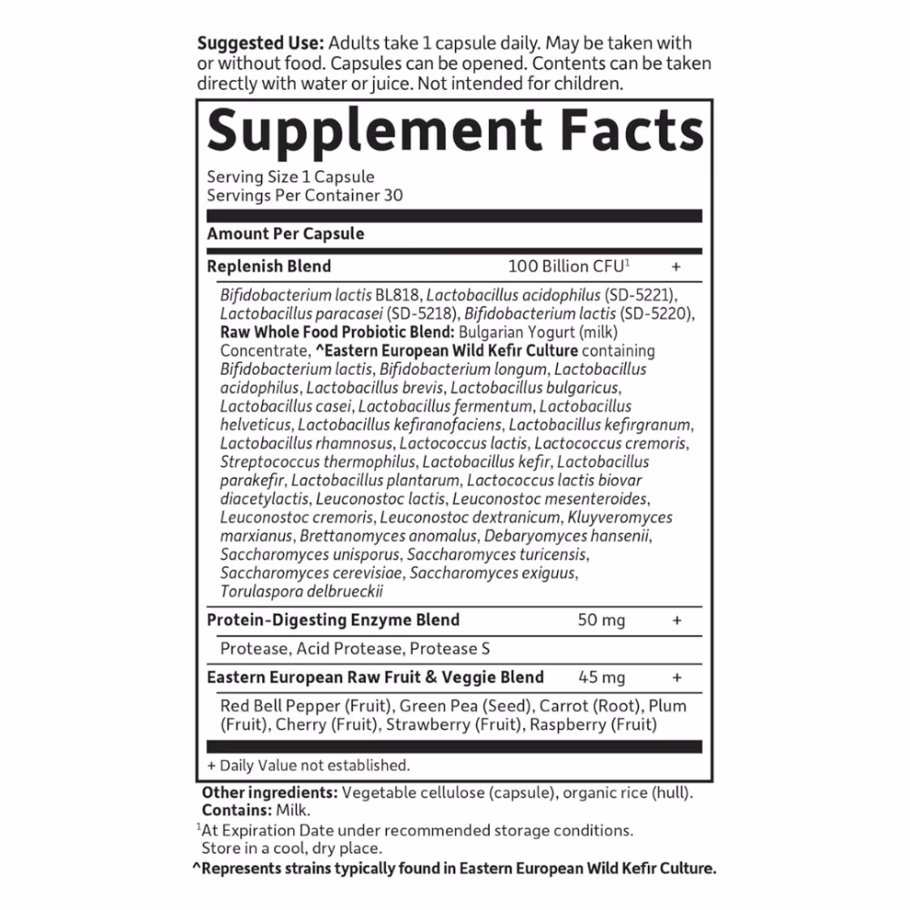 Garden of Life Raw Probiotics UC 100 Billion 30 Veg Capsules  2