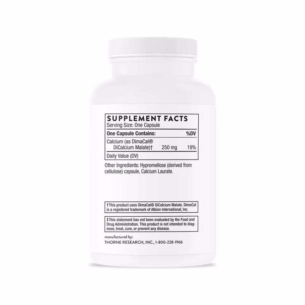 Thorne Calcium Chelated - 120 Capsules 4