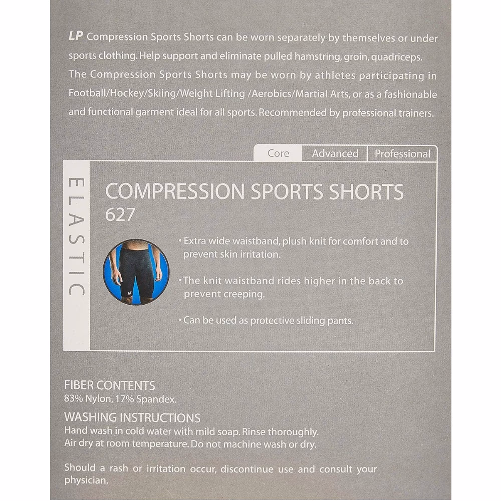 LP 627 Compression Sports Shorts Small 2