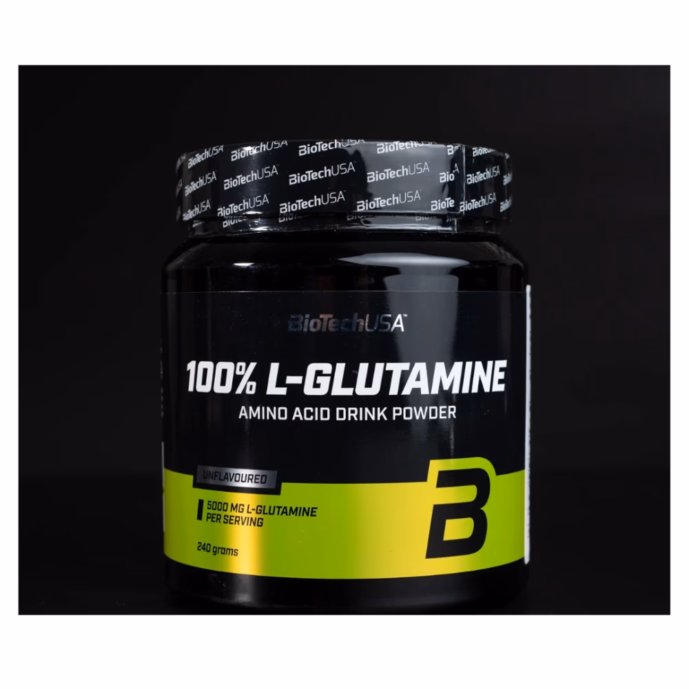 BioTechUSA L-Glutamine Powder 240g: Pure Amino Acid for Muscle Recovery & Immune Support 4