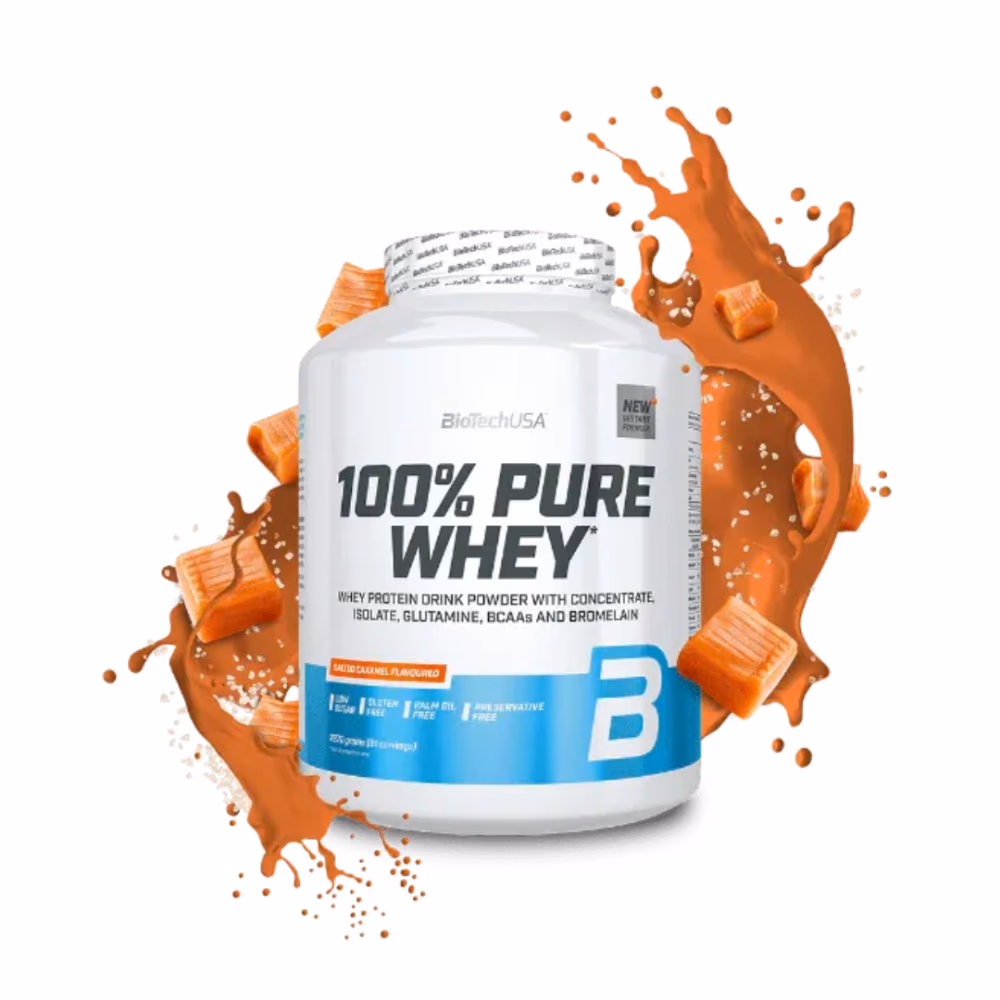 BioTechUSA Pure Whey Salted Caramel 2270g: High-Quality Whey Protein Blend for Muscle Growth & Recovery 4