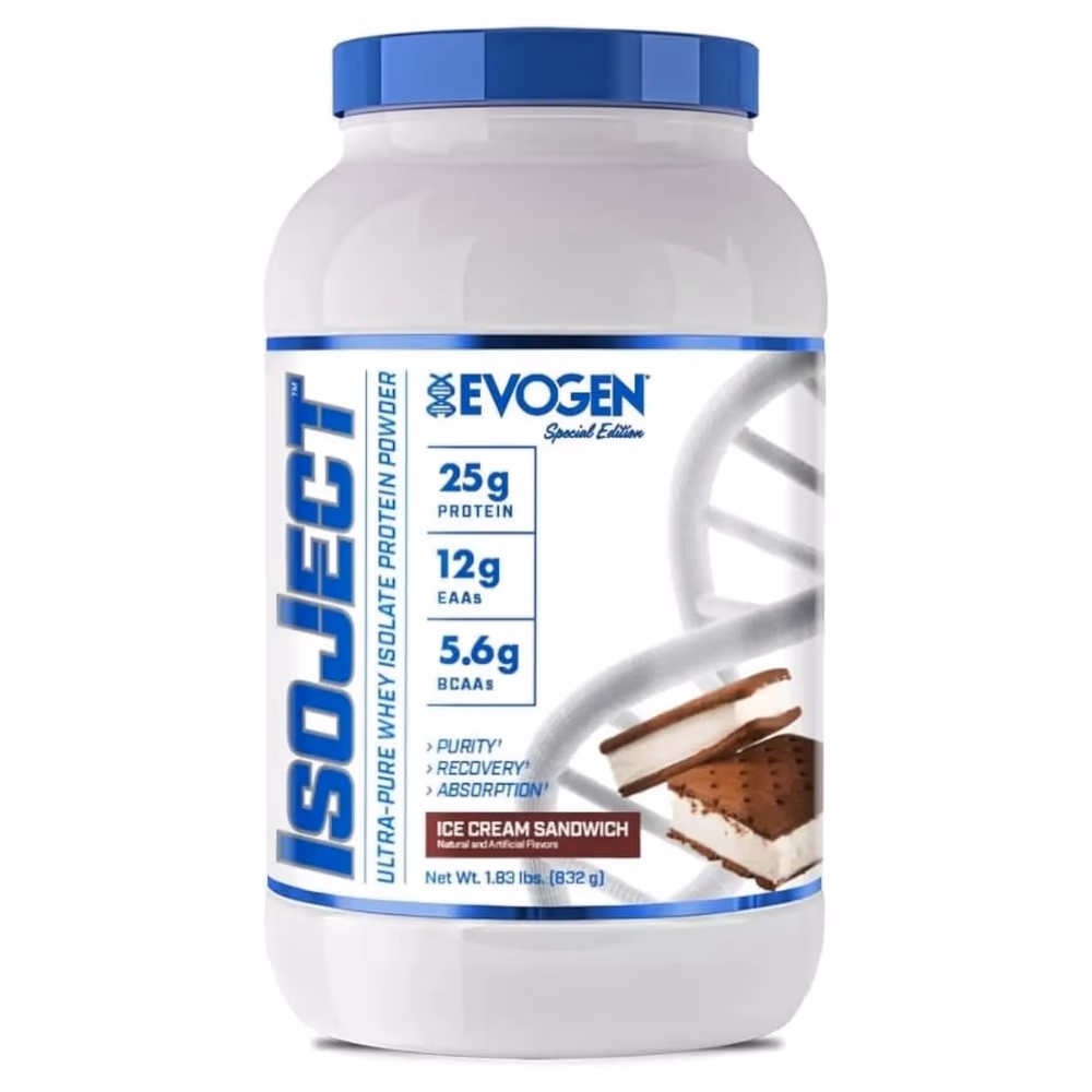 Evogen Isoject Pure Whey Isolate Protein Powder (Ice Cream Sandwich) - 1.83lbs 2