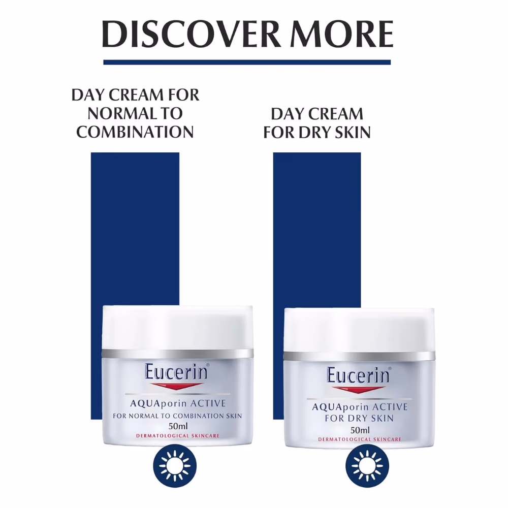 Eucerin Aquaporin Active Light Cream – Intense Hydration for Normal to Combination Skin - 50ml 2