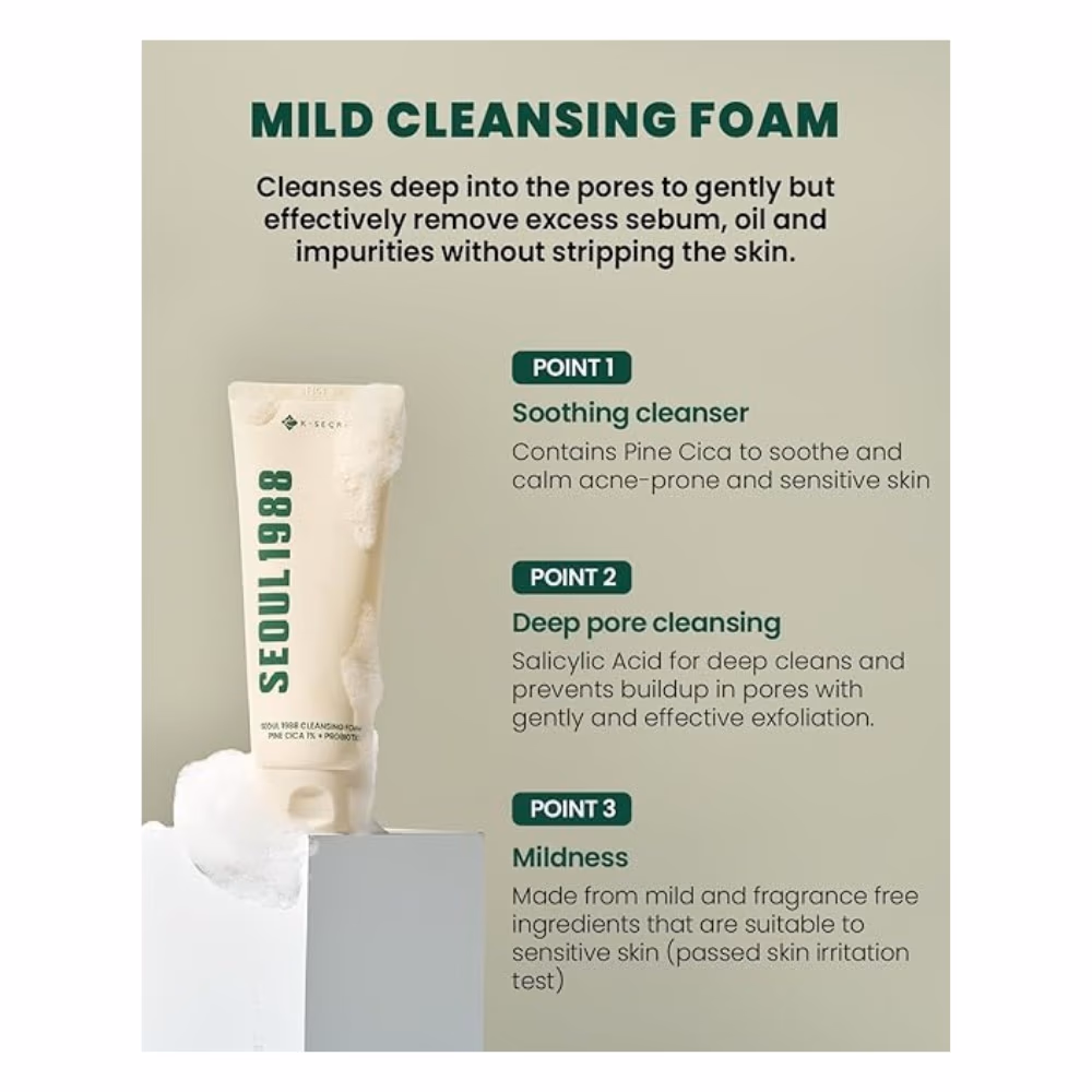 K-Secret Seoul 1988 Cleansing Foam 150ml 3