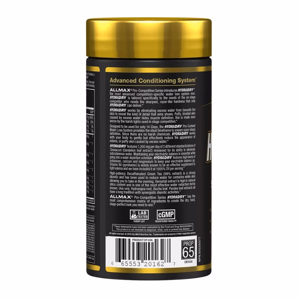 Allmax HydraDry 84 Tablets 2