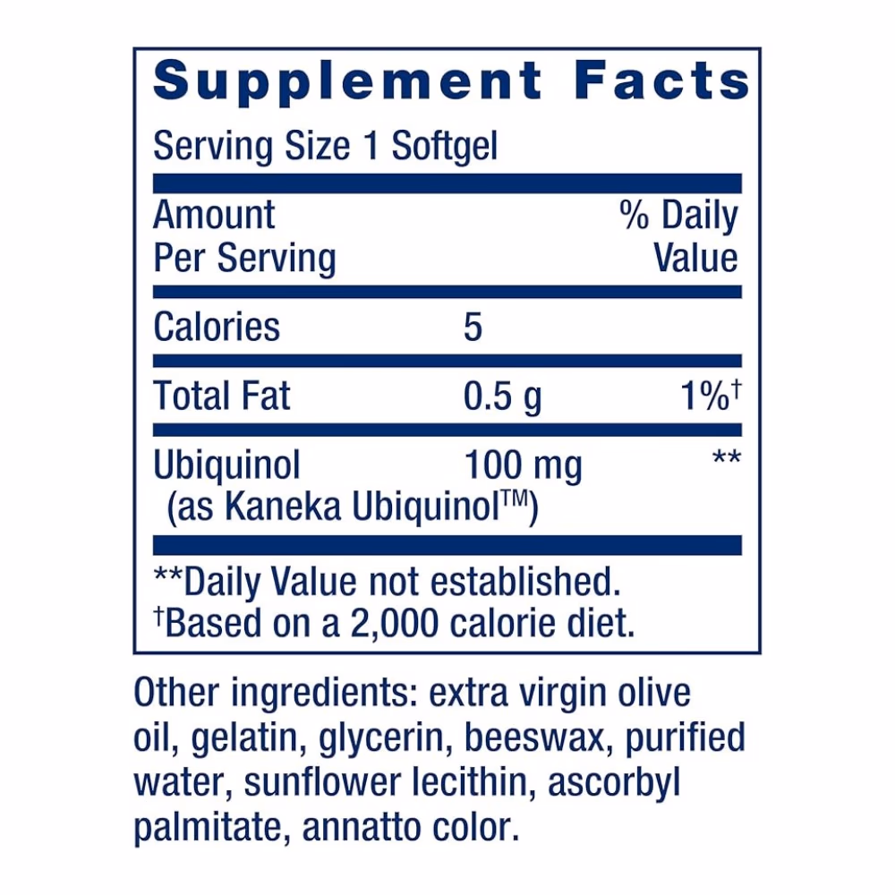 Life Extension CoQ10 200mg Softgels 30 Softgels 2