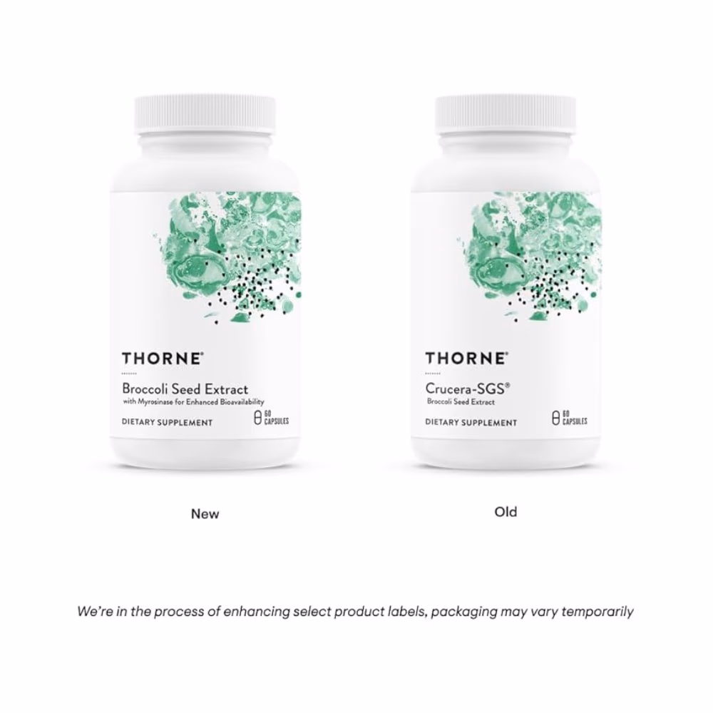 Thorne Broccoli Seed Extract- 60 Capsules 3