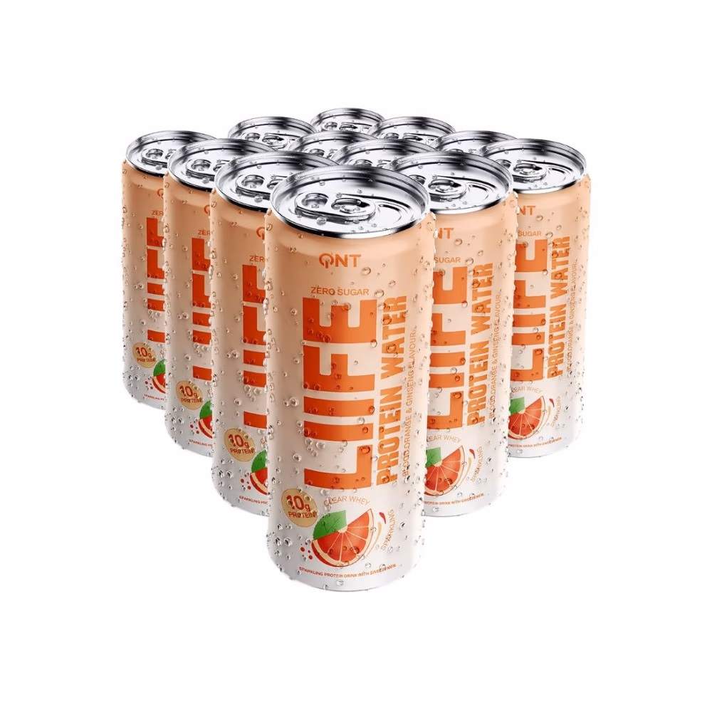 QNT Liife Protein Water Blood Orange Ginseng 330ml 2