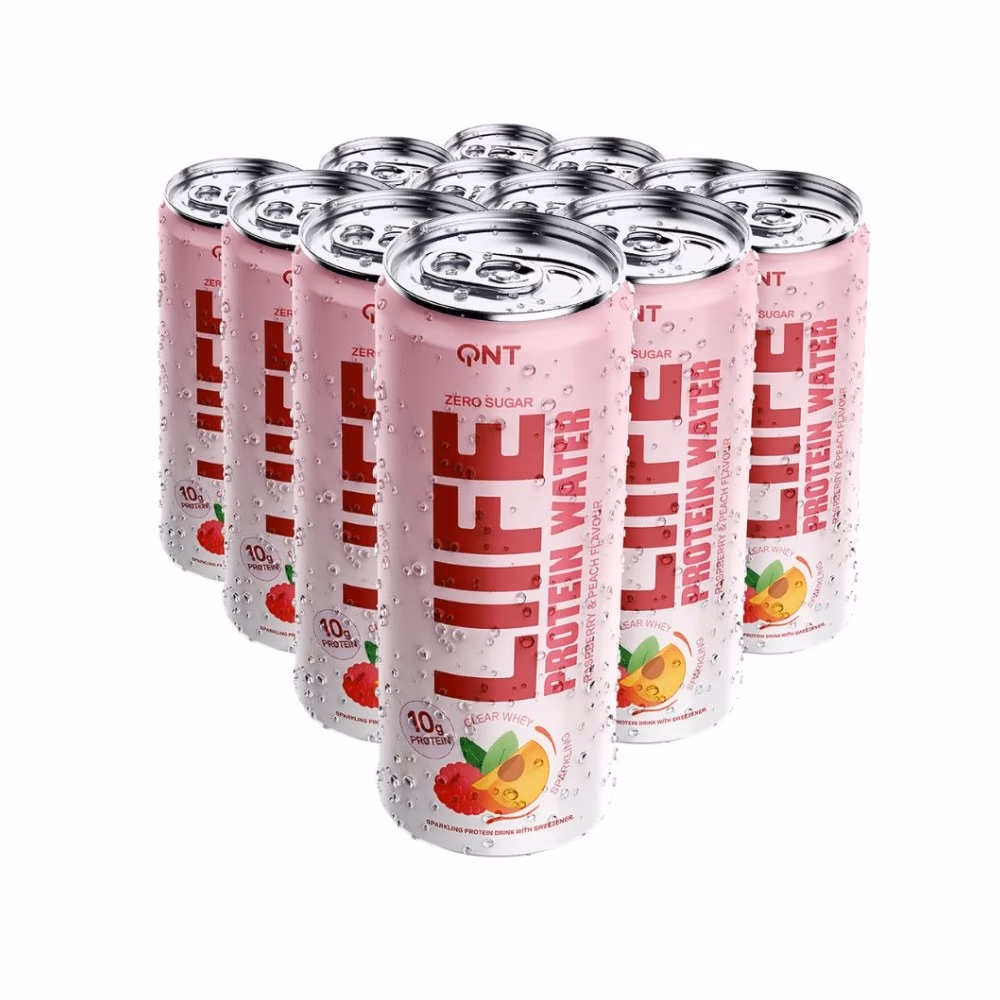 QNT Liife Protein Water Raspberry And Peach 330ml 2