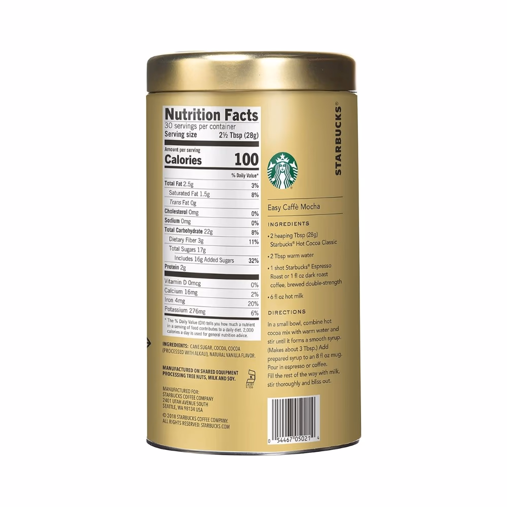 Starbucks Classic Hot Cocoa Mix 850g 2