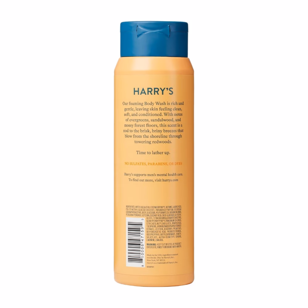Harry’s Redwood Body Wash 473ml 2