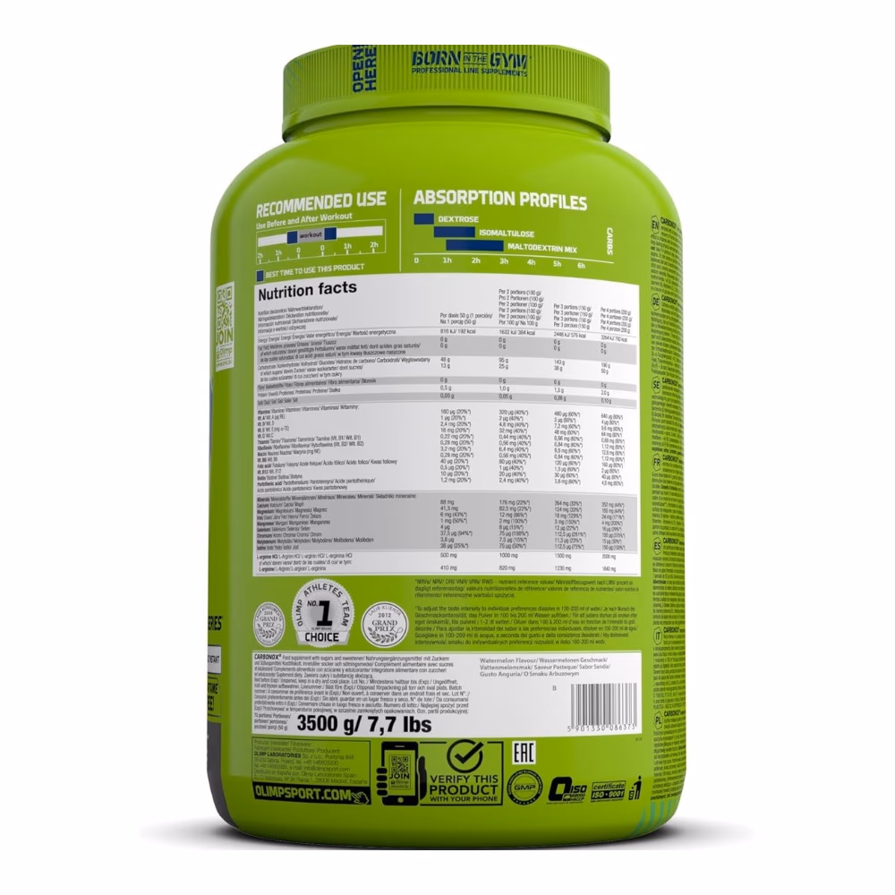 Olimp Instant Carbonox Watermelon (3500g) 2