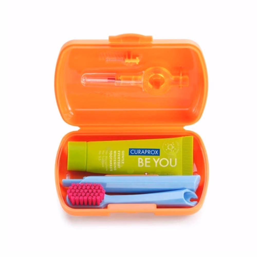 Curaprox Oral Care Travel Set (Orange) 2