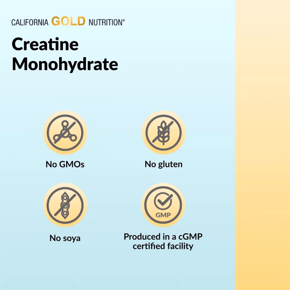 California Gold Sport Creatine Monohydrate Capsules (240 Count) 4