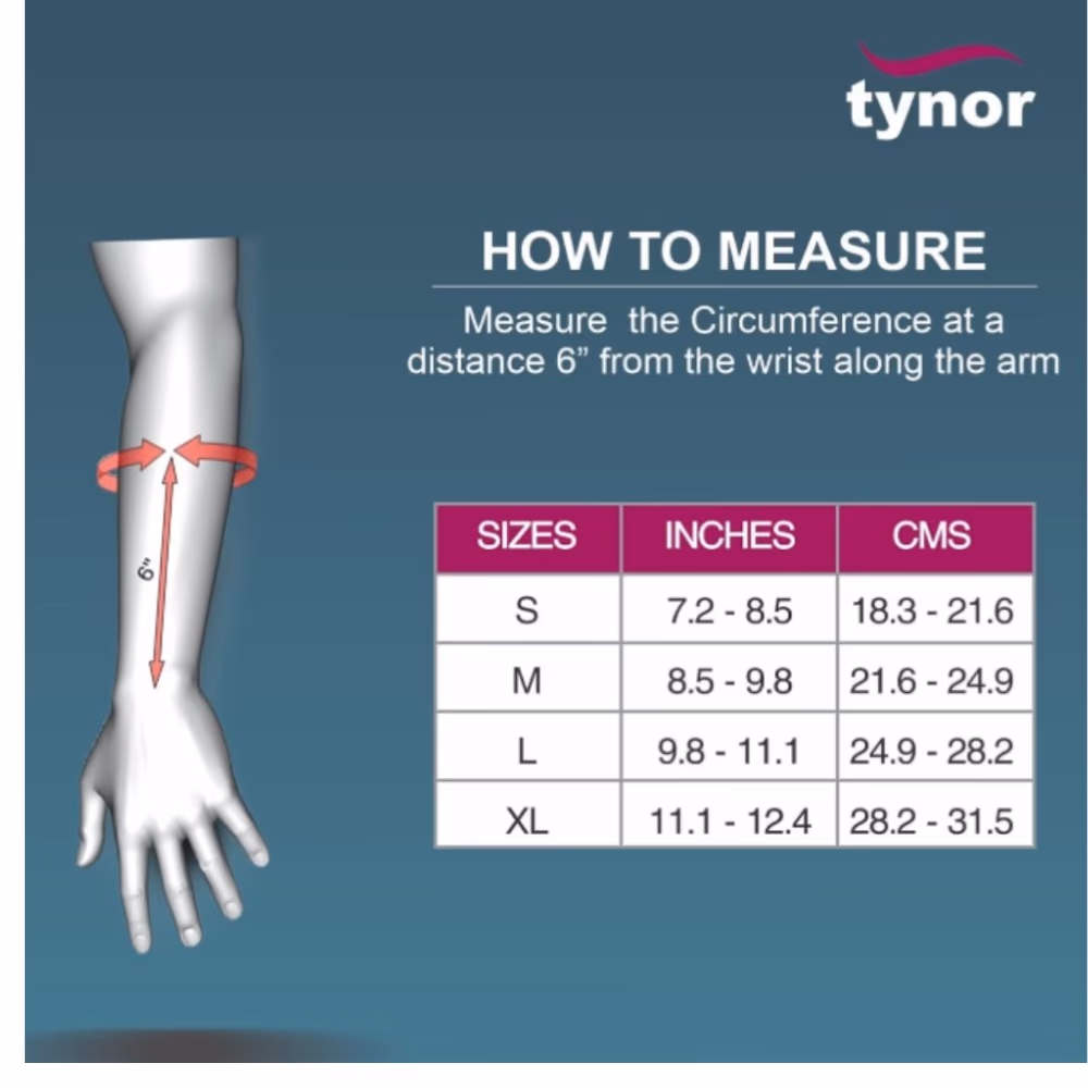 Tynor E44 Wrist Splint With Thumb (L) 4