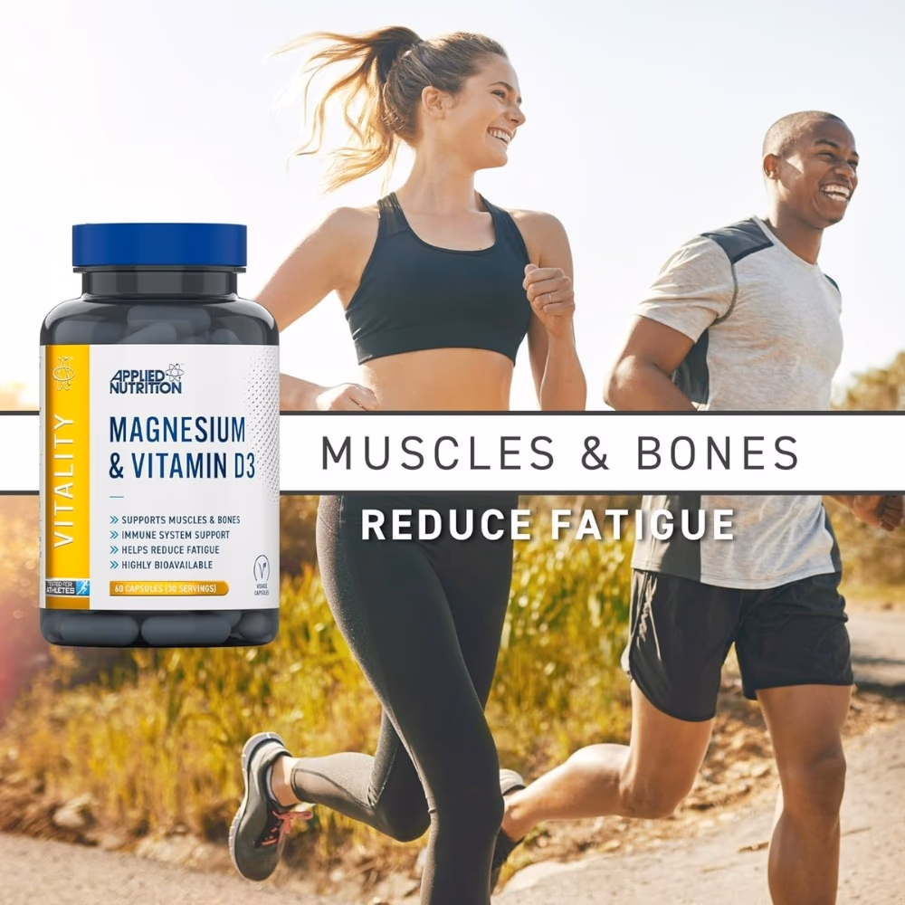 Applied Nutrition Magnesium & Vitamin D3 (60 Capsules) 5