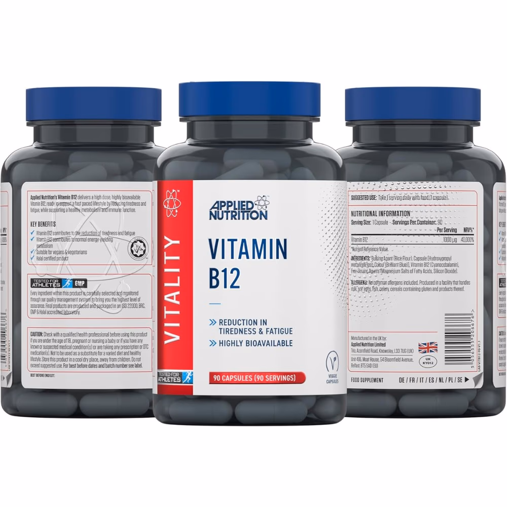 Applied Nutrition Vitamin B12 (90 Capsules) 2
