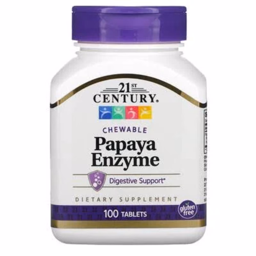 21st Century Papaya Enzyme Digestive Support (100 Tablets) 2