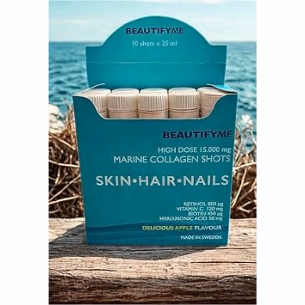 BeautifyMe Marine Collagen Shots - Apple Flavor (10 x 50ml) 2
