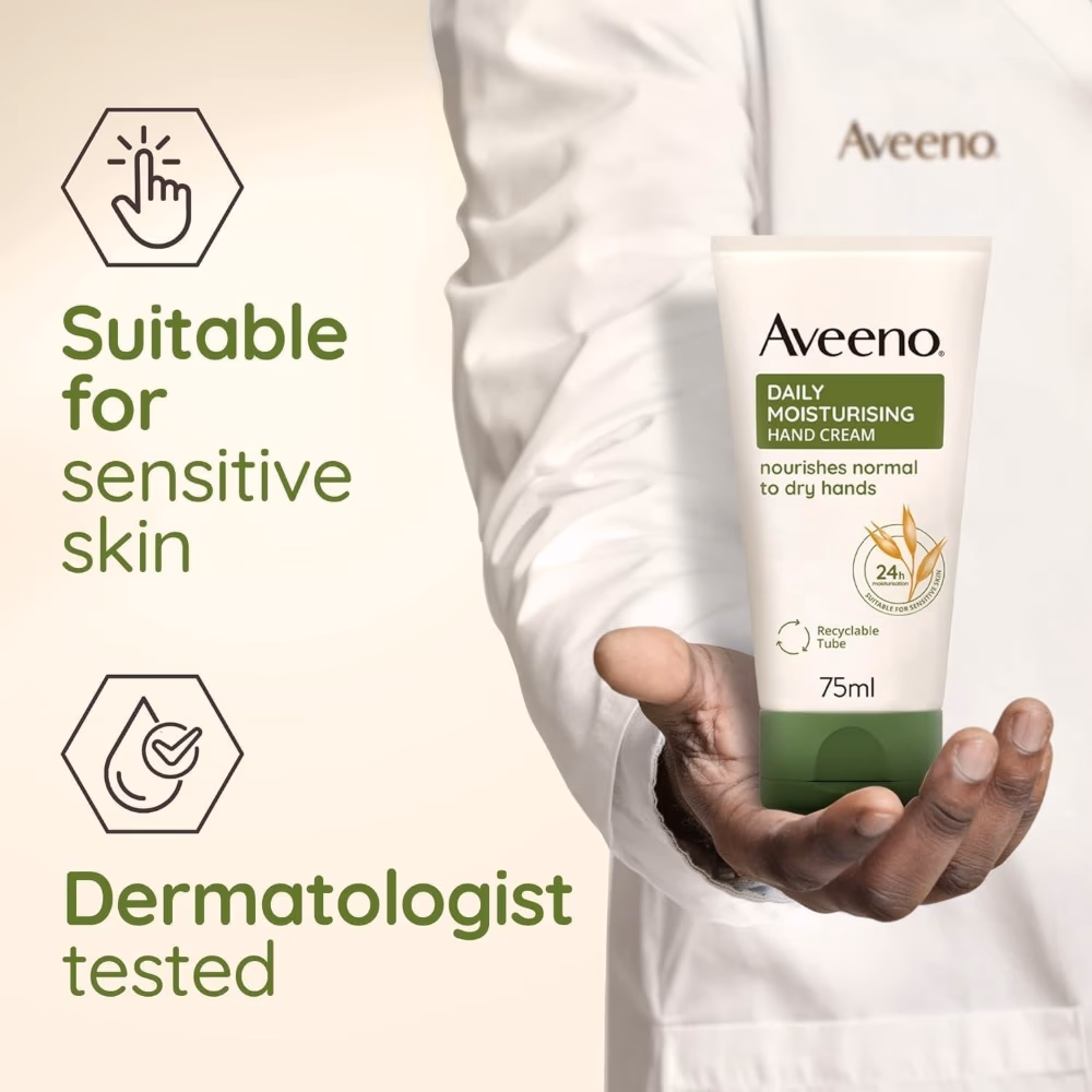 Aveeno Daily Moisturizing Hand Cream 75ml 5