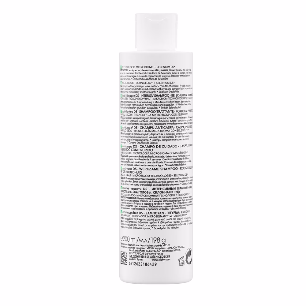 Vichy Dercos Anti Dandruff Shampoo for Dry Hair 200ml 2