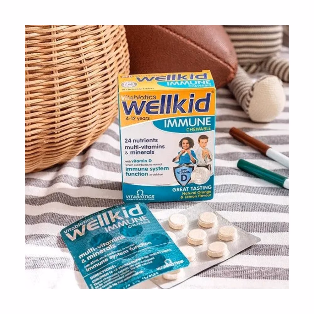 Vitabiotics Wellkid Immune 30 Chew Tabs 3