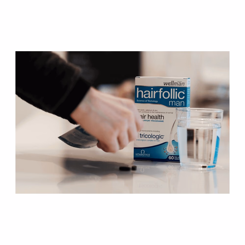 Vitabiotics Wellman Hairfolic with Tricologic 60 Tabs 2
