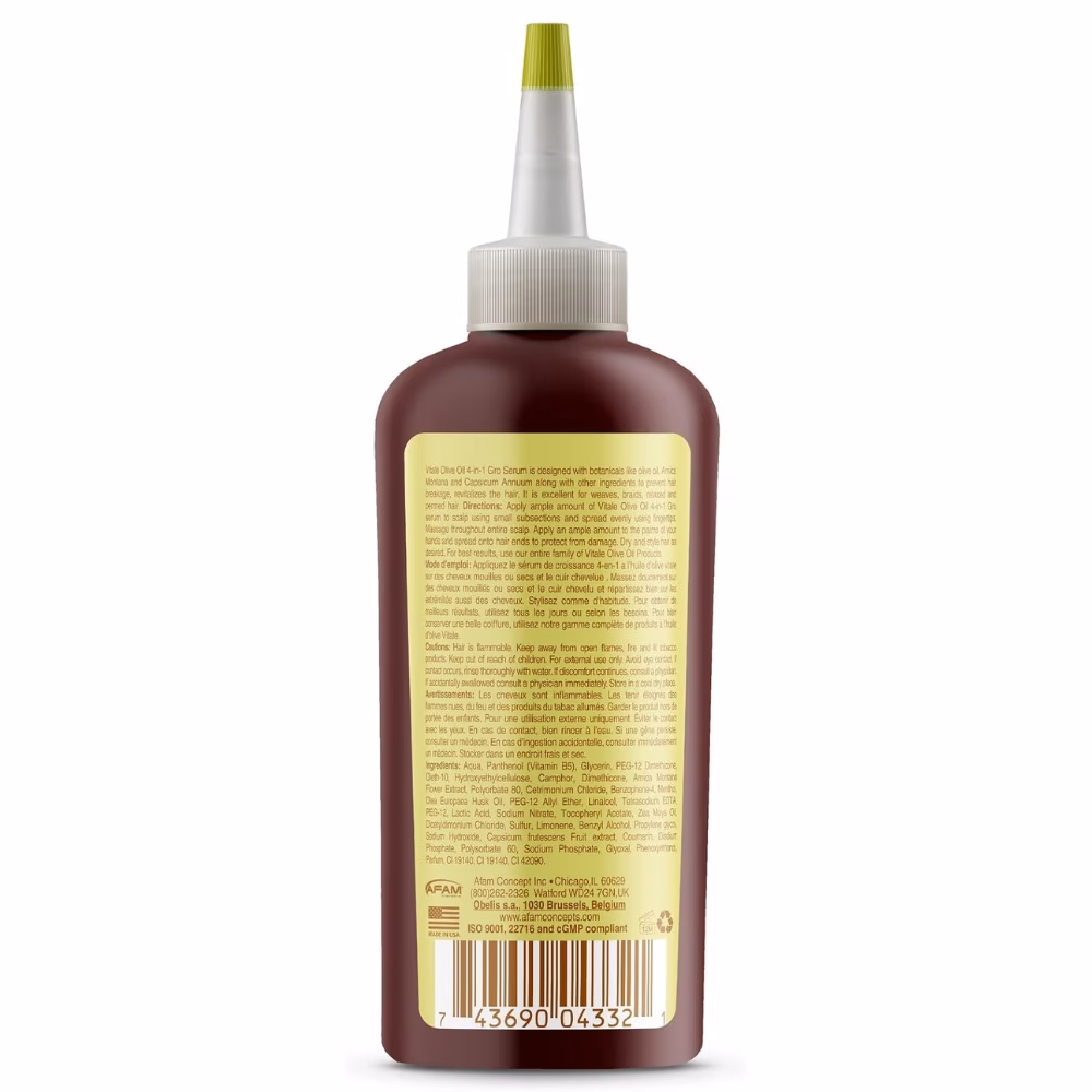 Vitale Olive Oil 4-in-1 Growth Serum Arnica 118ml 2