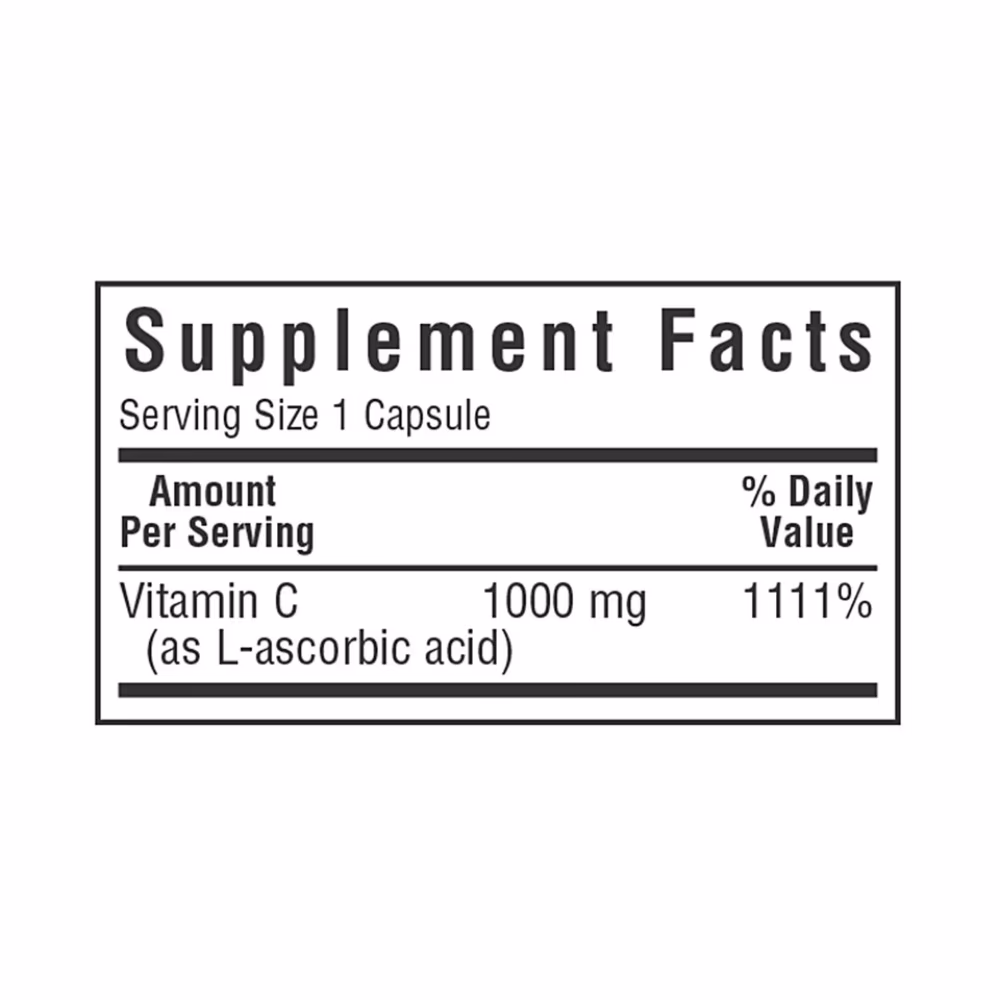 Bluebonnet Vitamin C 1000mg 90 Veg Caps 2